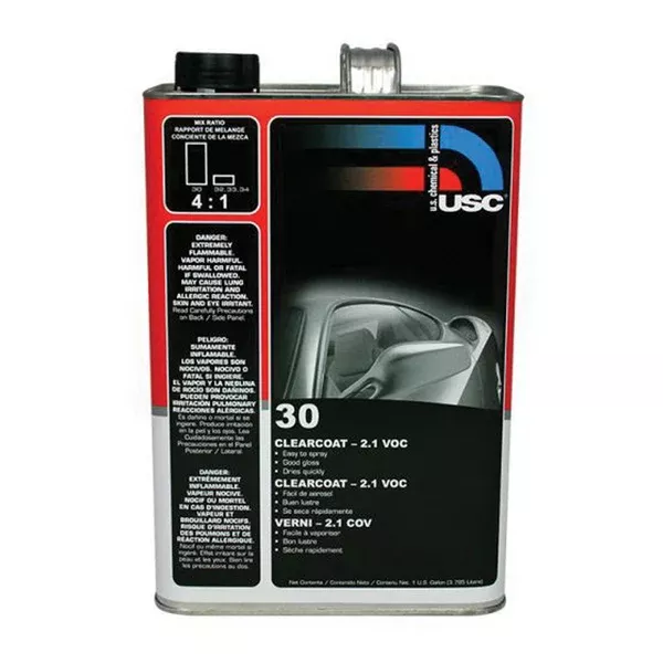 USC 30-1 Clearcoat 1 gal Liquid, Mix Ratio 4:1, Multi-Purpose