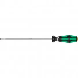 Wera 05110008001 Slotted Screwdriver, 1/4", 8" shank