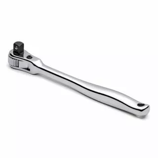 Wright Tool 1/2" Dr Open Head Ratchet,Contour Grip, 10-1/2"