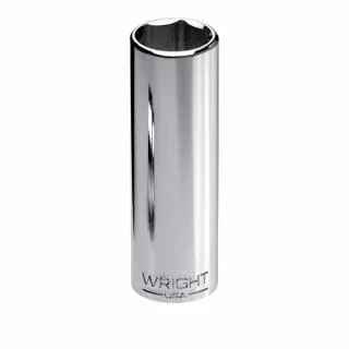 Wright Tool 1/2" Dr x 1-7/16" Socket, 6 Pt, Deep