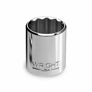 Wright Tool 1/2" Dr x 12mm Socket, 12 Pt, Standard