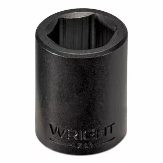 Wright Tool 1/2" Dr x 27mm Impact Socket, 6 Pt, Standard