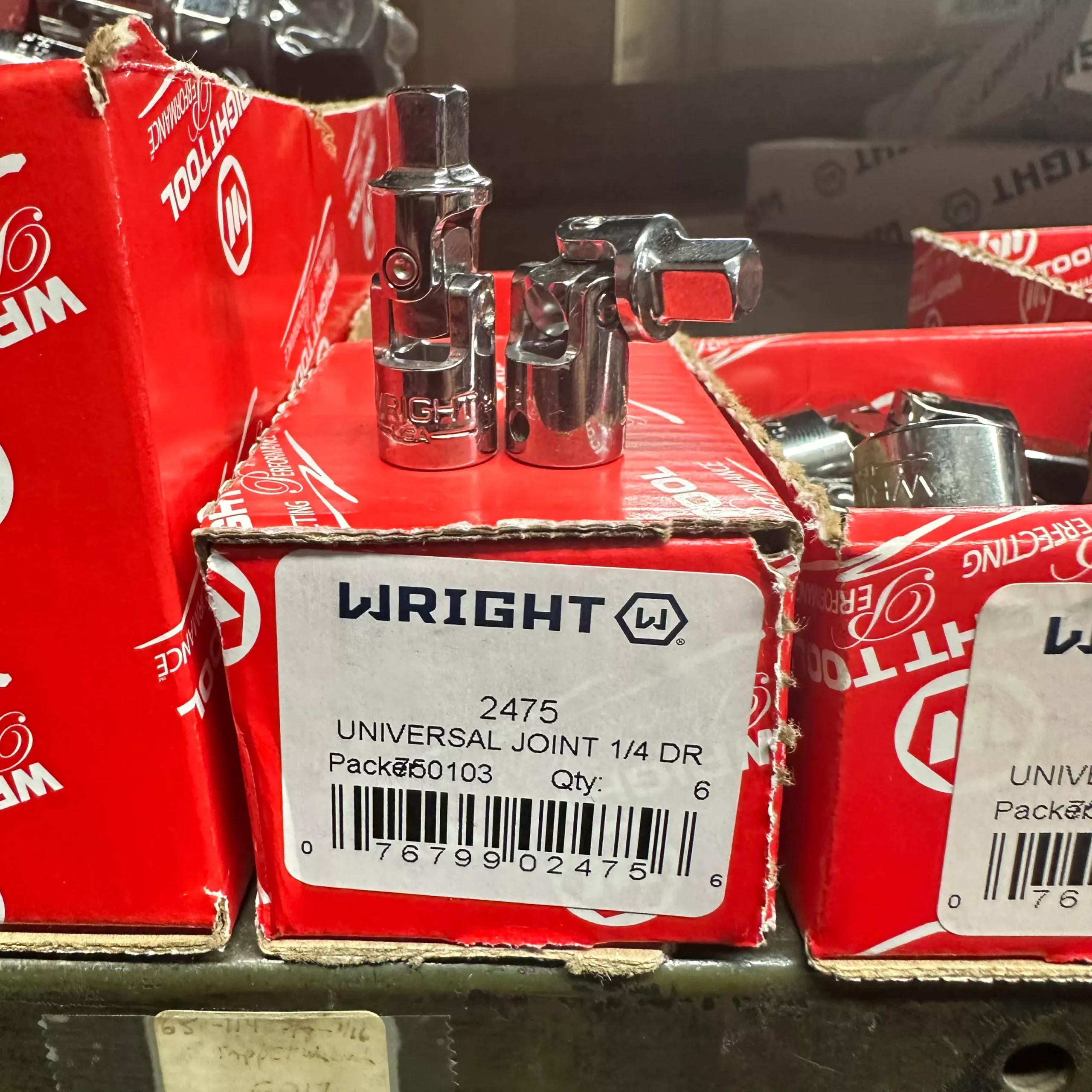 Wright Tool #2475 1-5/16″ Universal Joint 1/4″ Drive (2475WR)