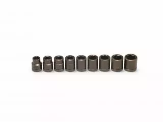 Wright Tool 3/4" Dr Impact Socket Set, 6 Pt, 3/4" - 1-1/4", 9 Pc