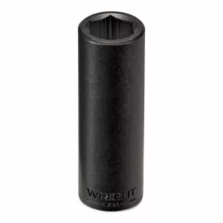 Wright Tool 3/8" Dr x 6mm Impact Socket, 6 Pt, Deep