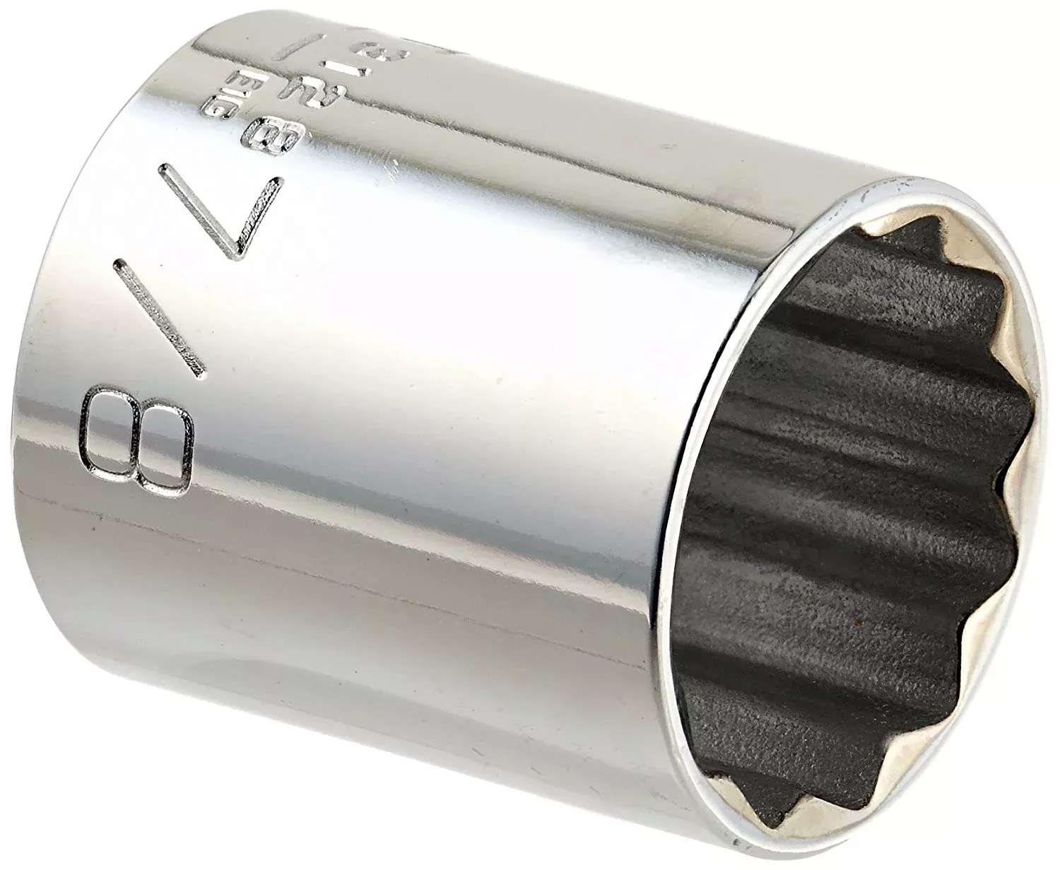 Wright Tool 3128 3/8″ Drive 12 Point Standard Socket, 7/8″ (3128WR)