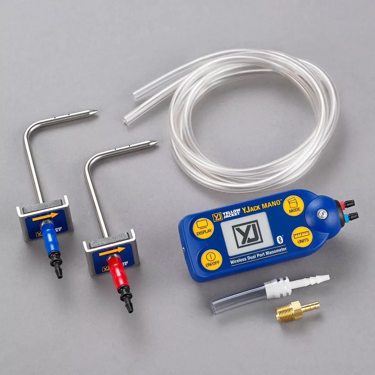 Yellow Jacket 67068 YJACK MANO™ Wireless Dual Port Manometer
