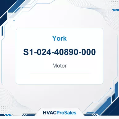 York S1-024-40890-000 Motor