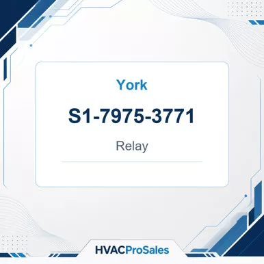 York S1-7975-3771 Relay