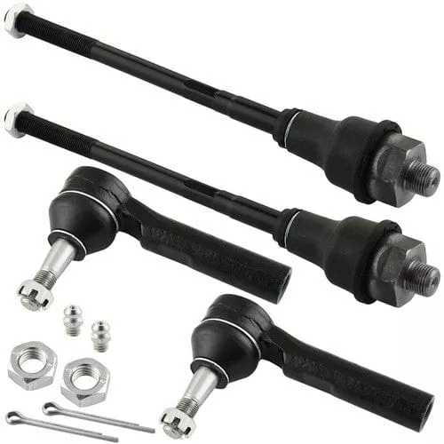 Yukon Silverado Sierra 1500 Tahoe Avalanche Front Inner Outer Tie Rod End 2pcs